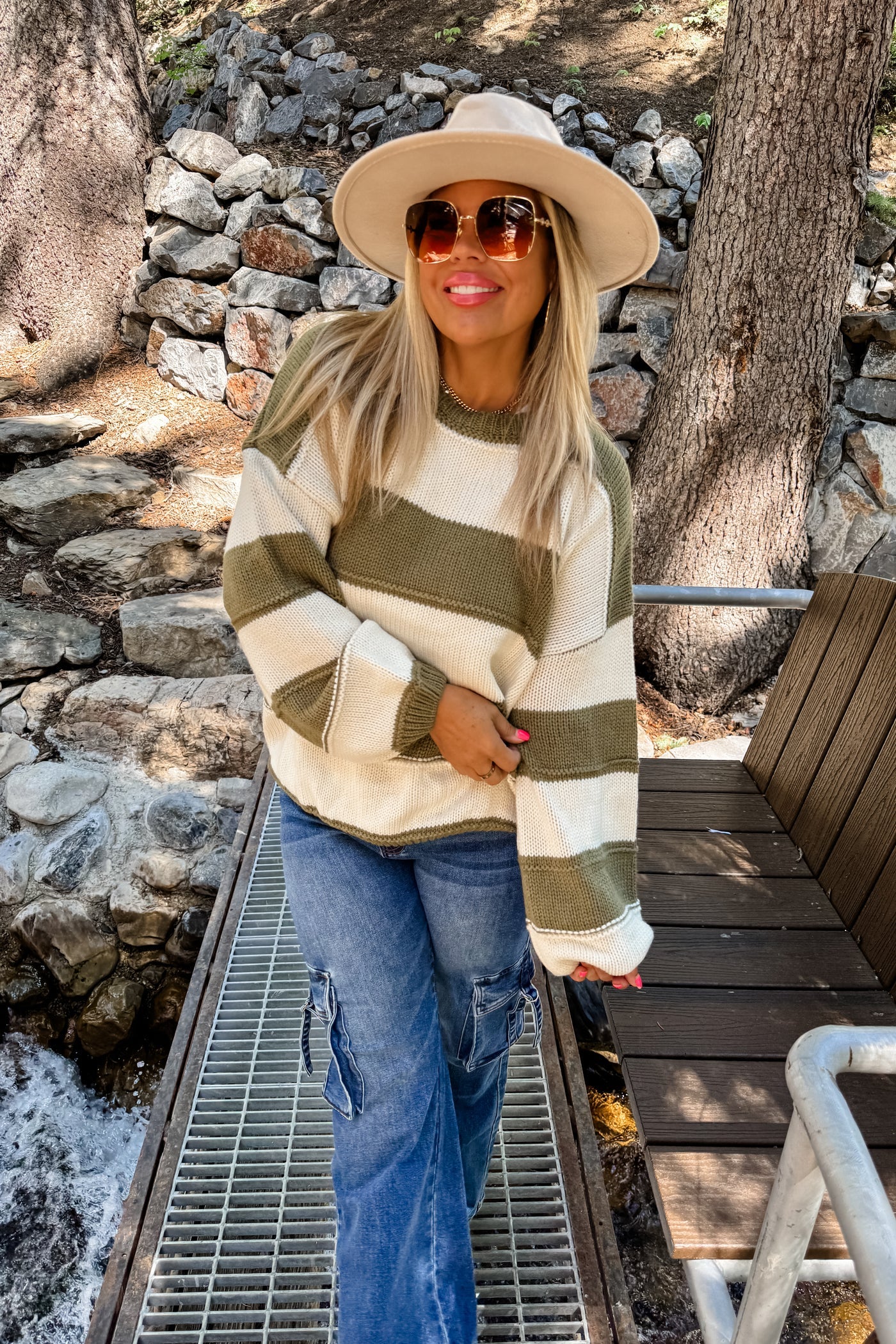 KADIE STRIPE KNIT SWEATER