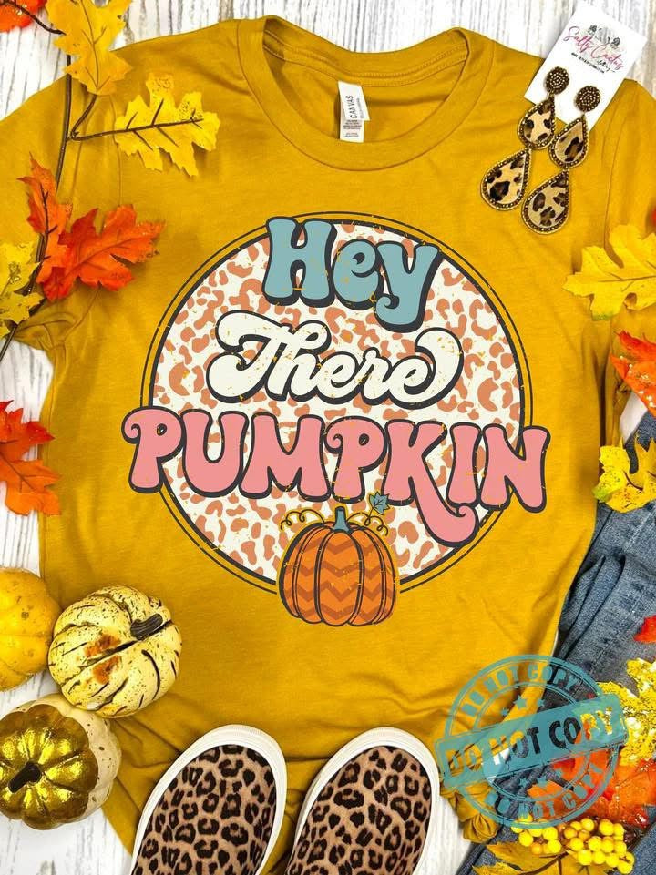 HEY THERE PUMPKIN GRAPHIC