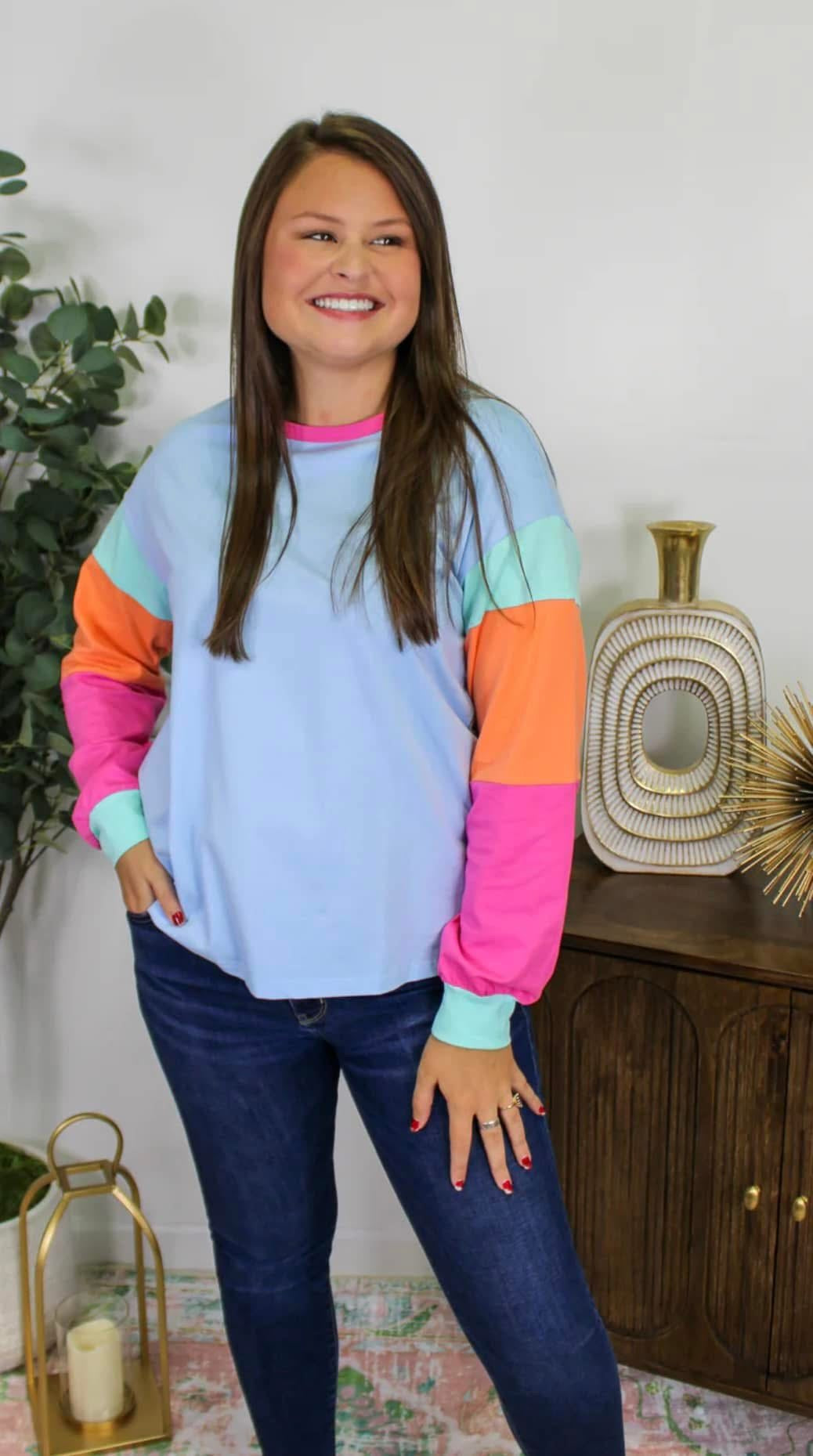 Color Block Long Sleeve