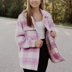 Purple Shacket