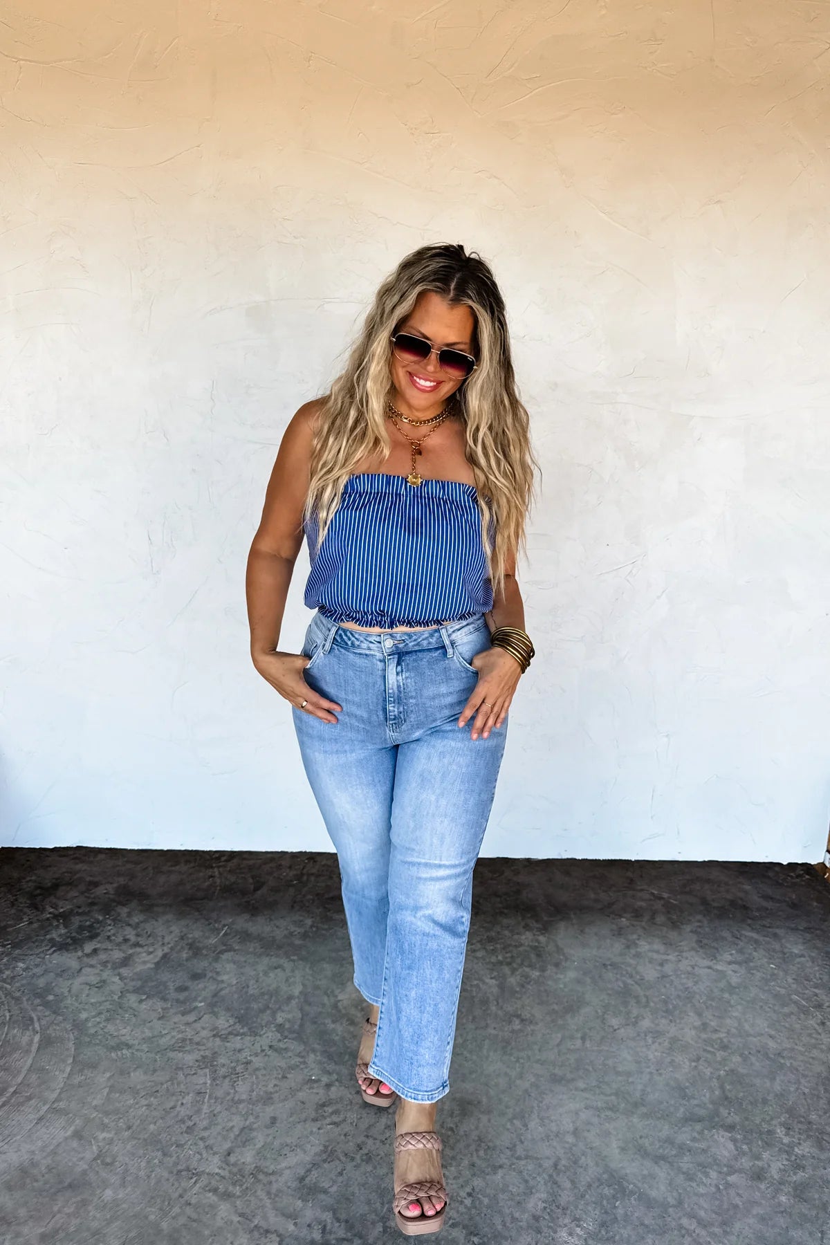 DOCKSIDE BREEZE BANDEAU TOP