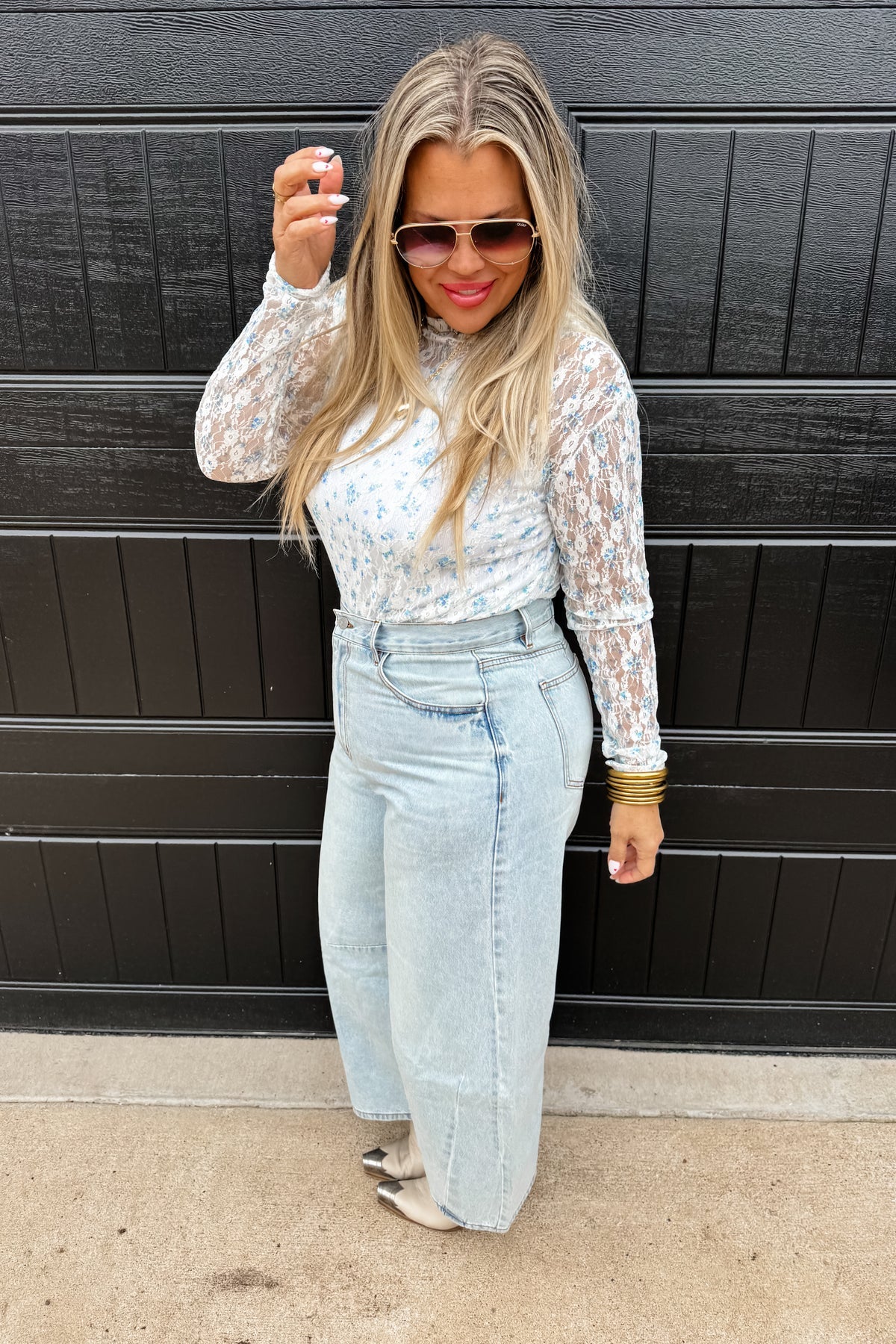 HIGH WAIST BARREL JEANS