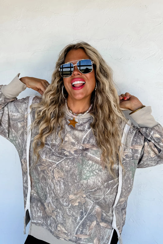 CAMO CLASSIC CREW PULLOVER