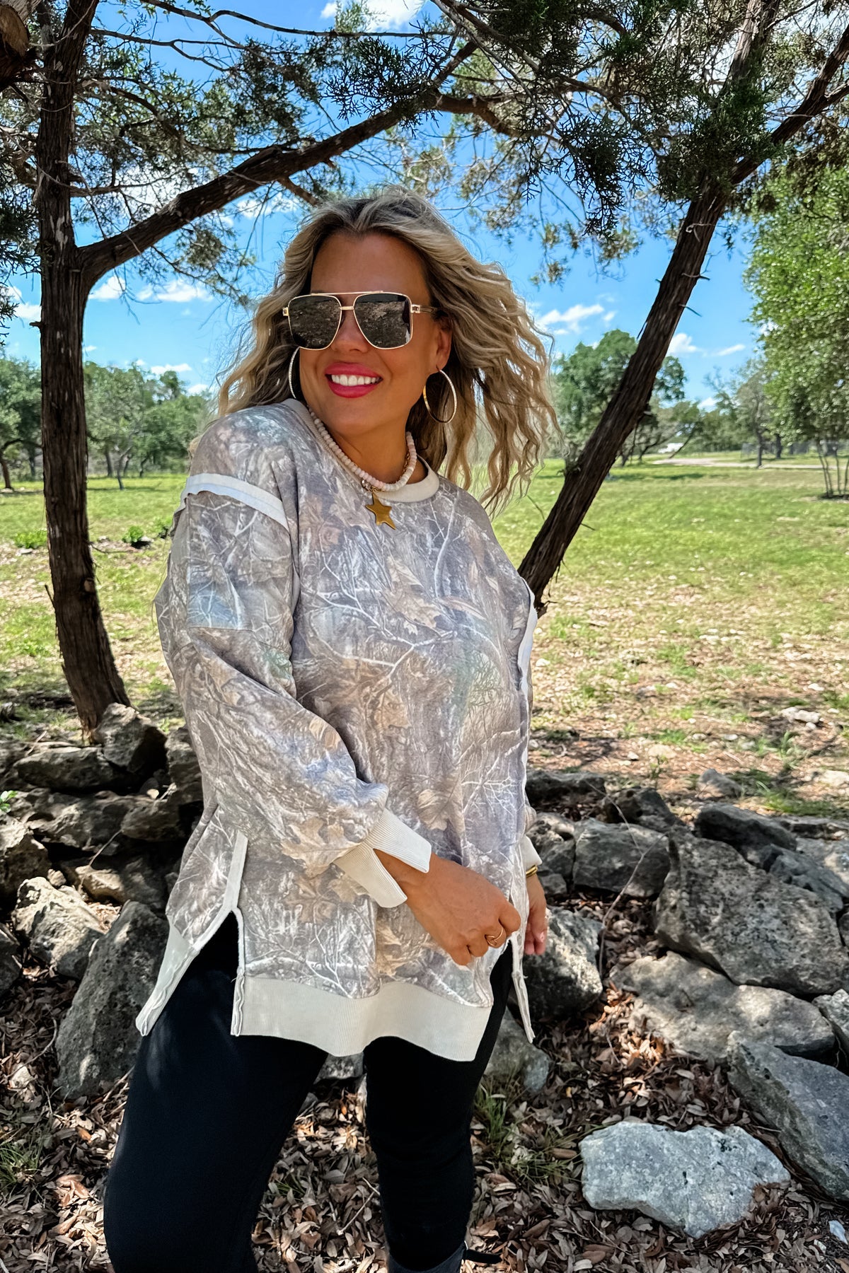 CAMO CLASSIC CREW PULLOVER