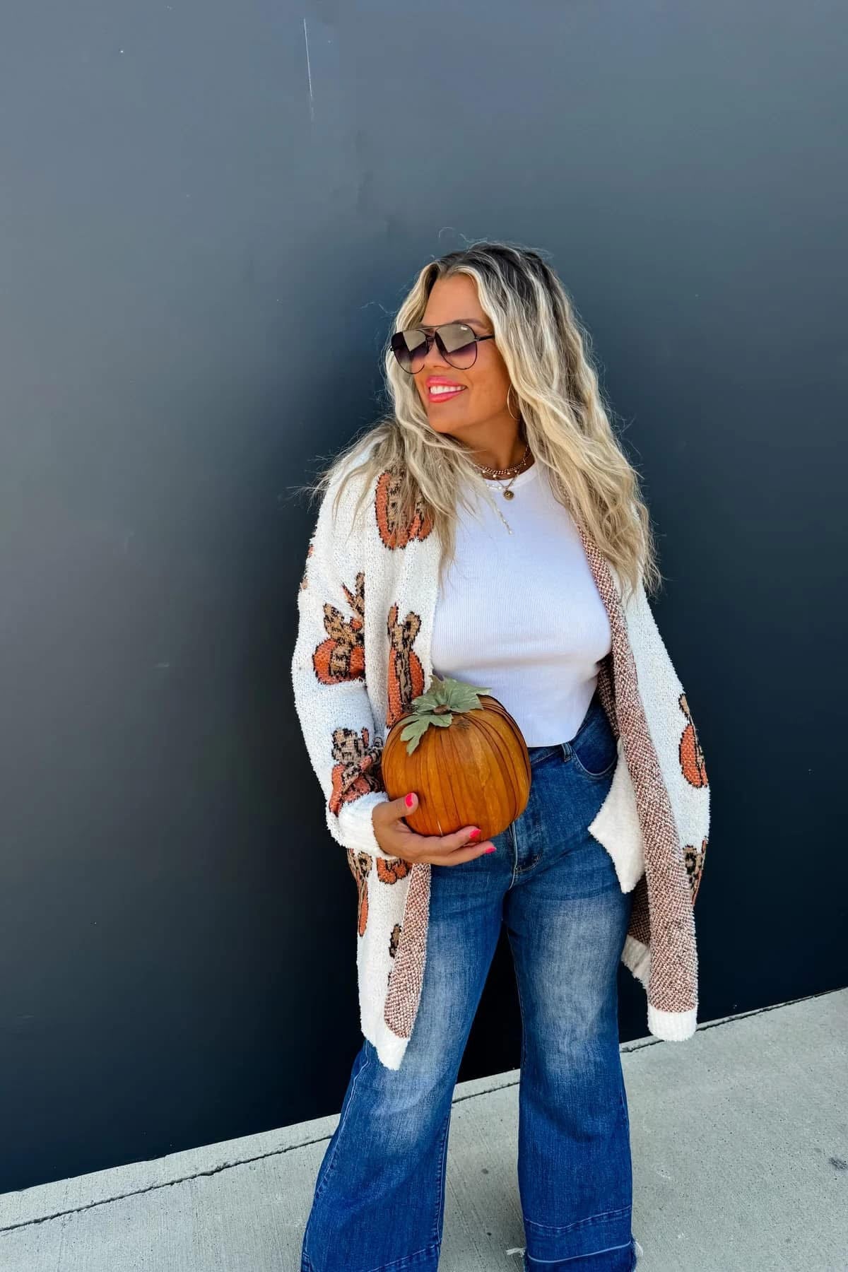 PUMPKIN CLOUD CARDIGAN