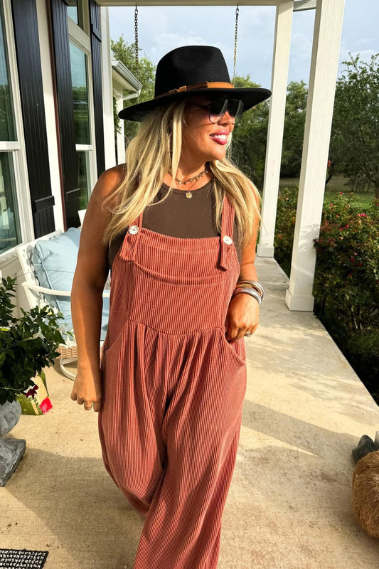 RUST KARLI OVERALLS