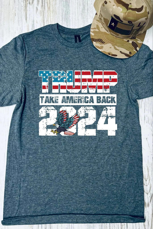 Take America Back Dark Heather Tee