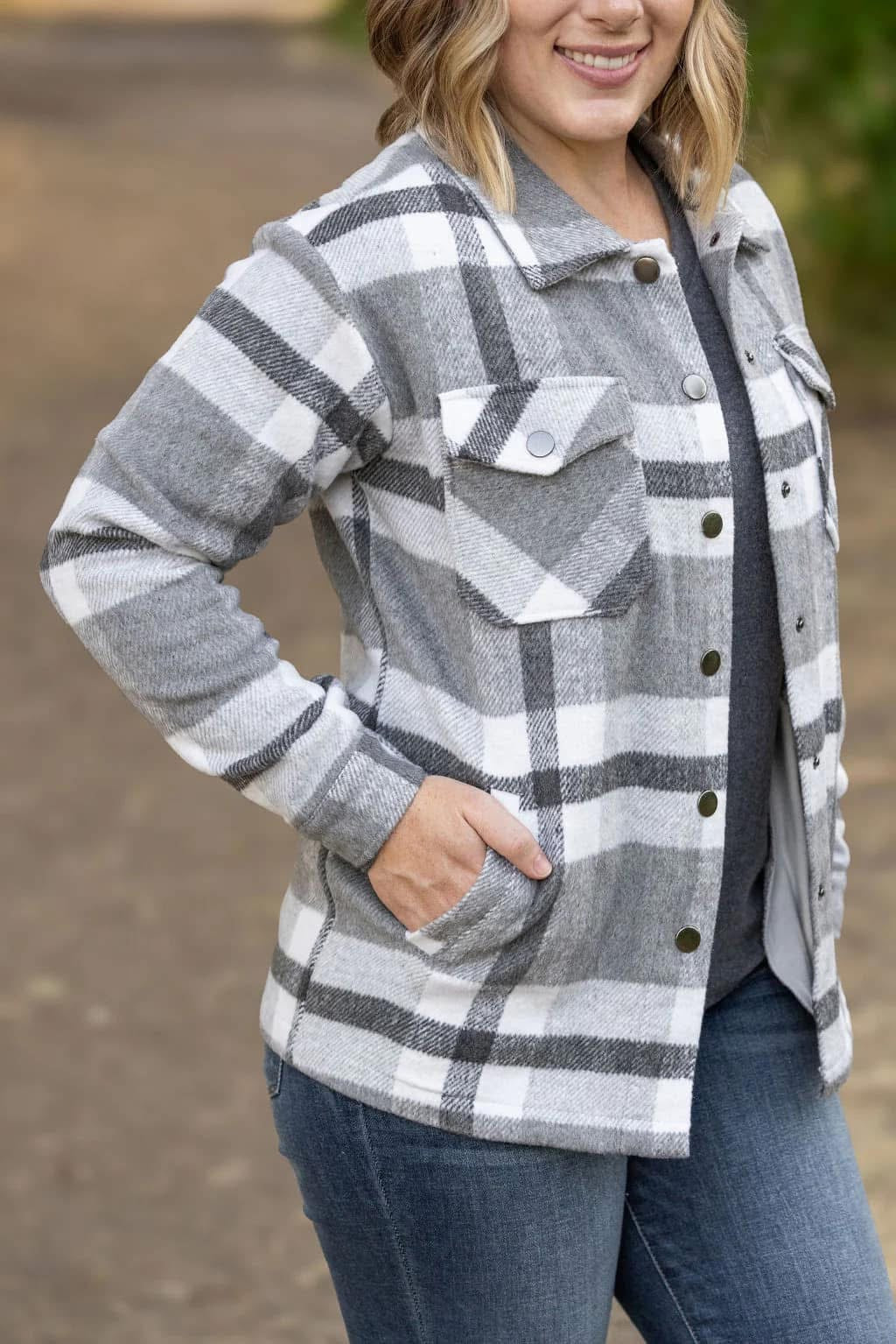 Grey Norah Shacket