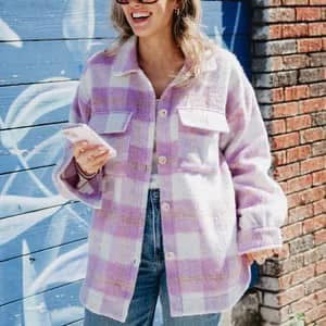 Purple Shacket
