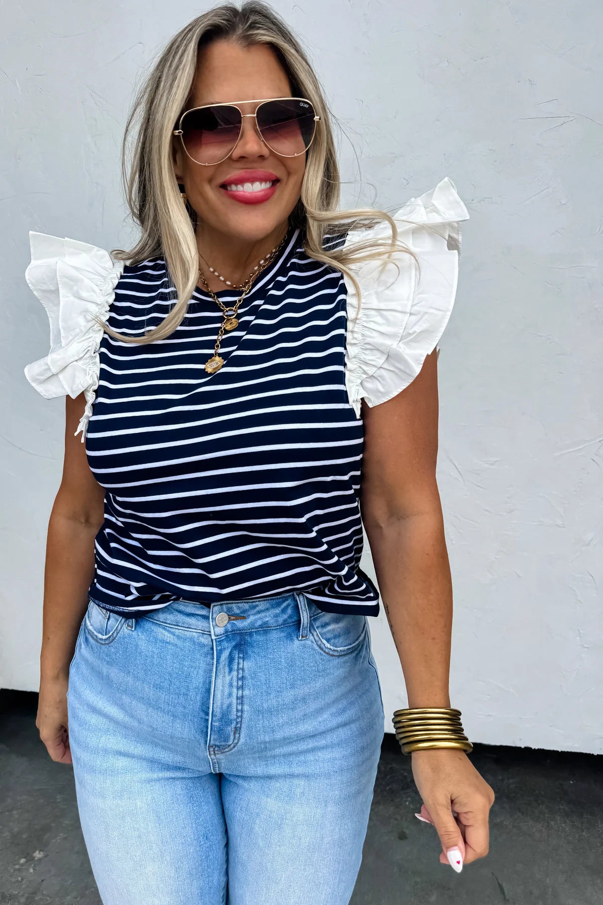 ERIN STRIPE SPRING TOP
