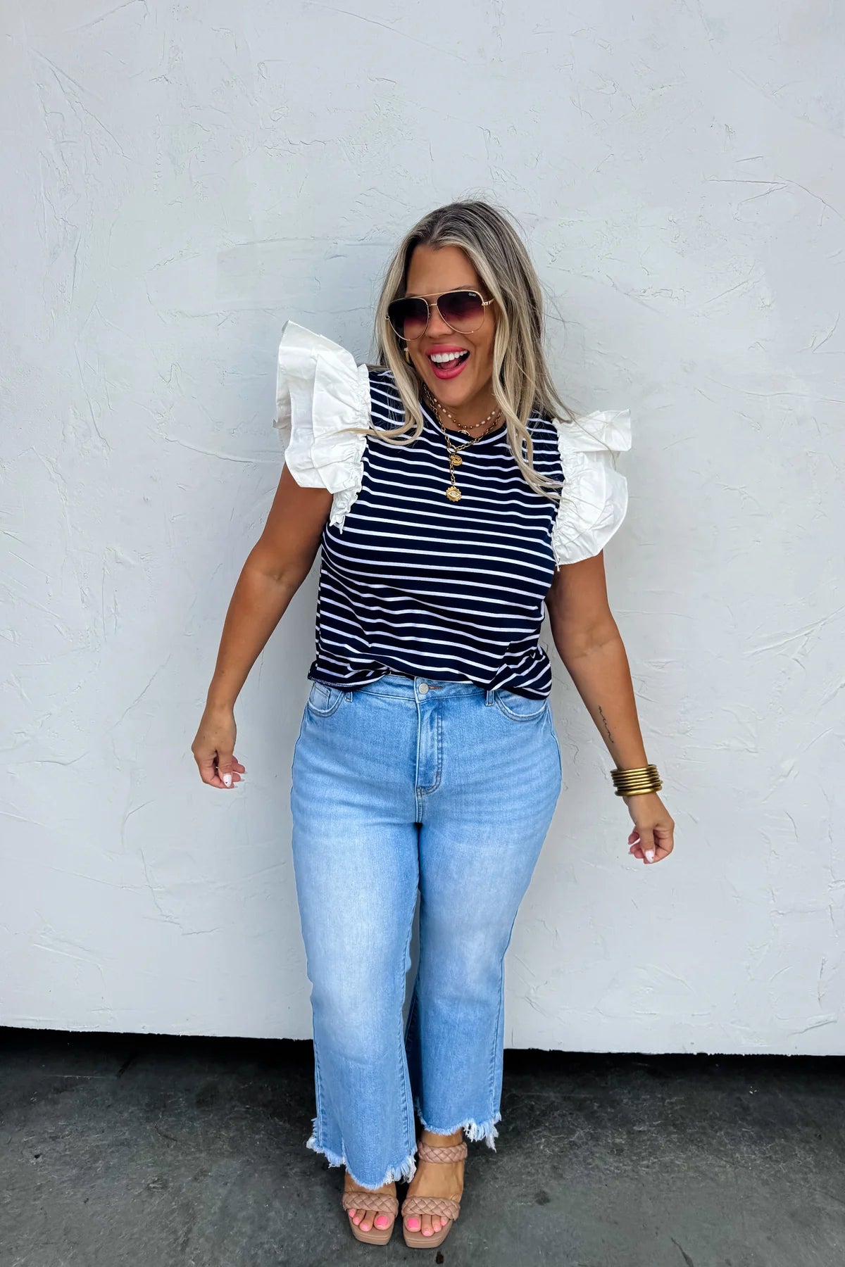 ERIN STRIPE SPRING TOP