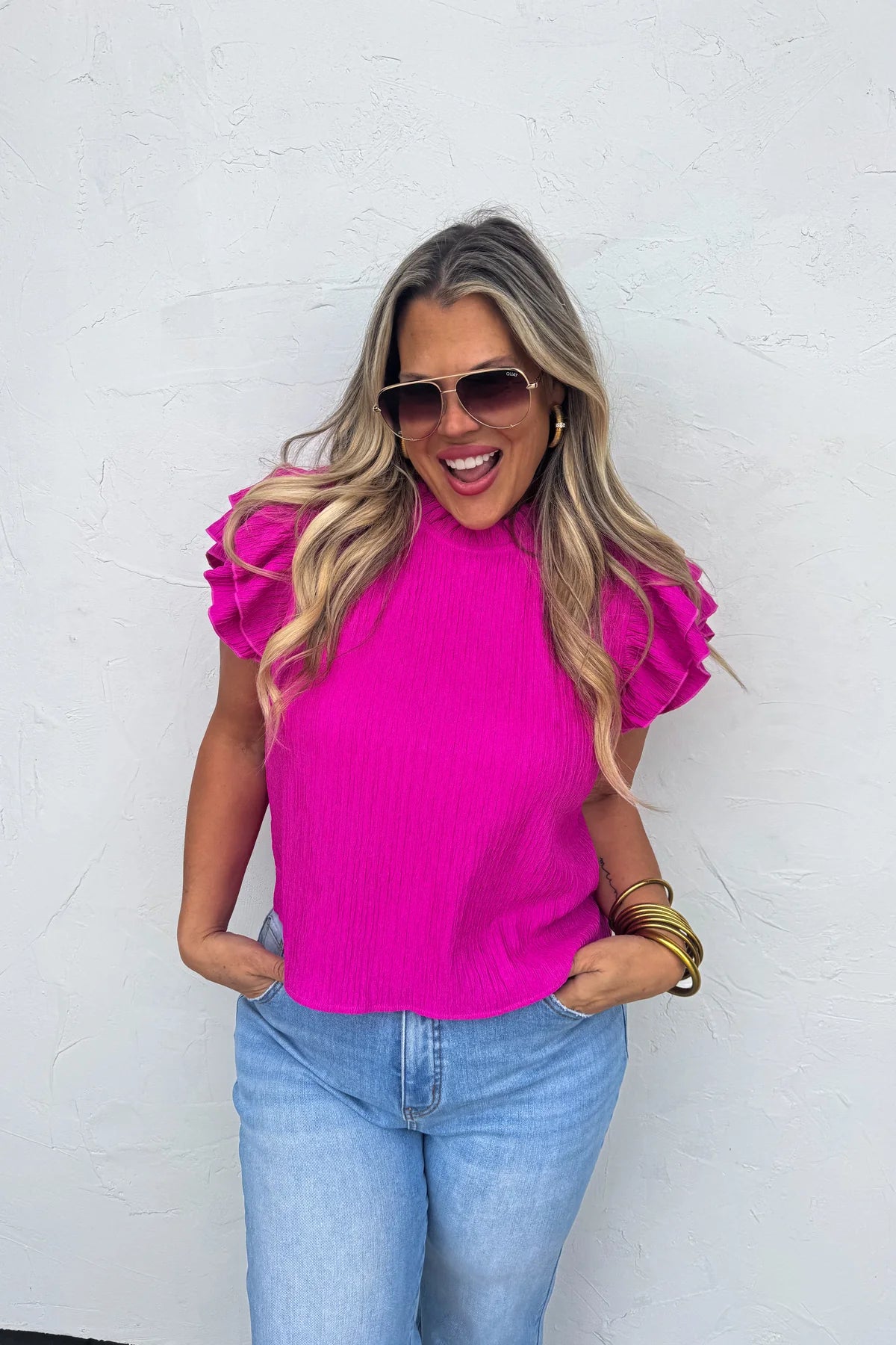 CINDI FLIRTY SPRING TOP