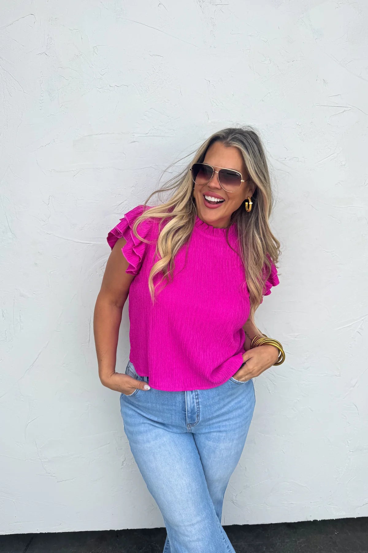 CINDI FLIRTY SPRING TOP