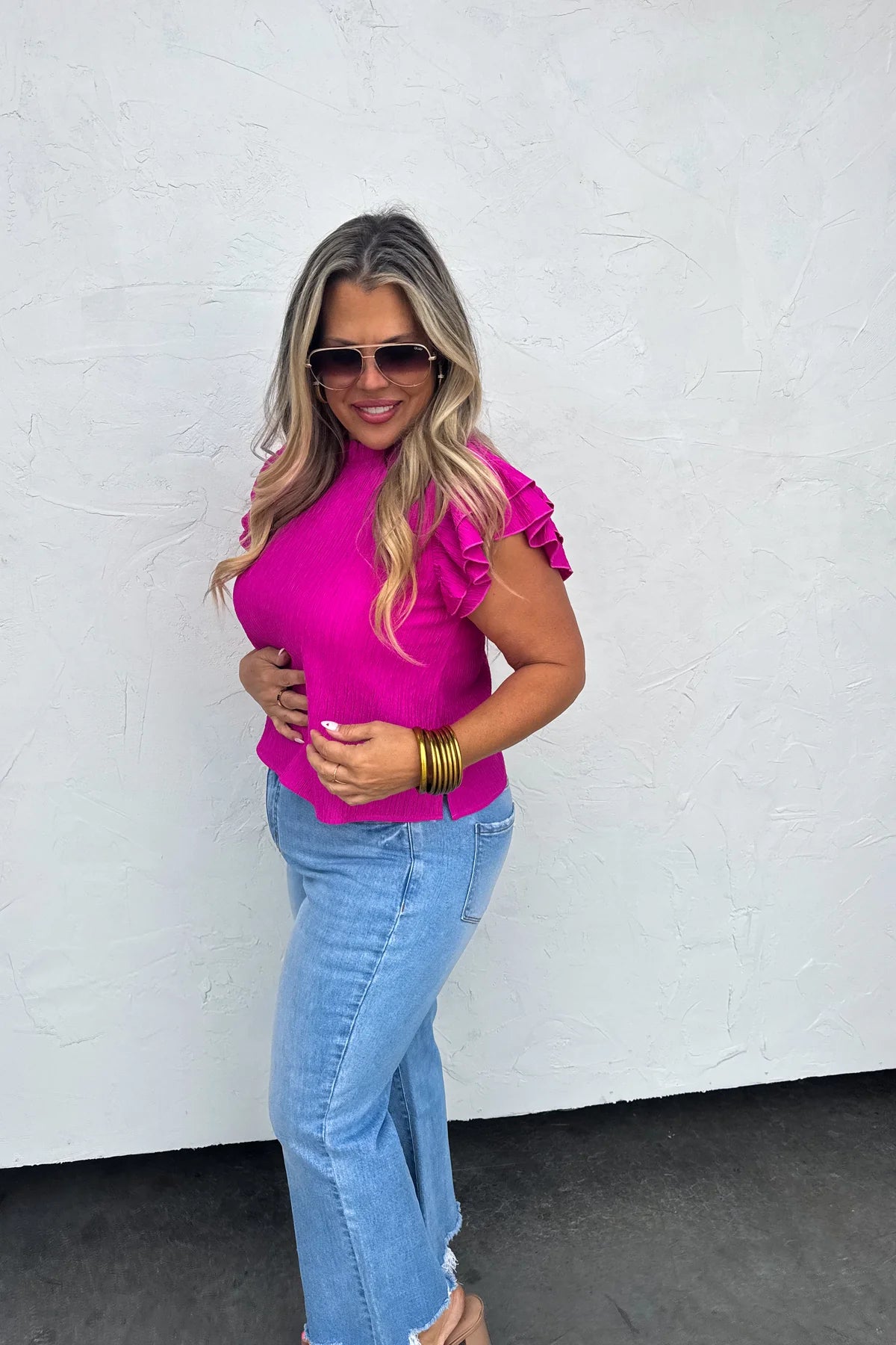 CINDI FLIRTY SPRING TOP