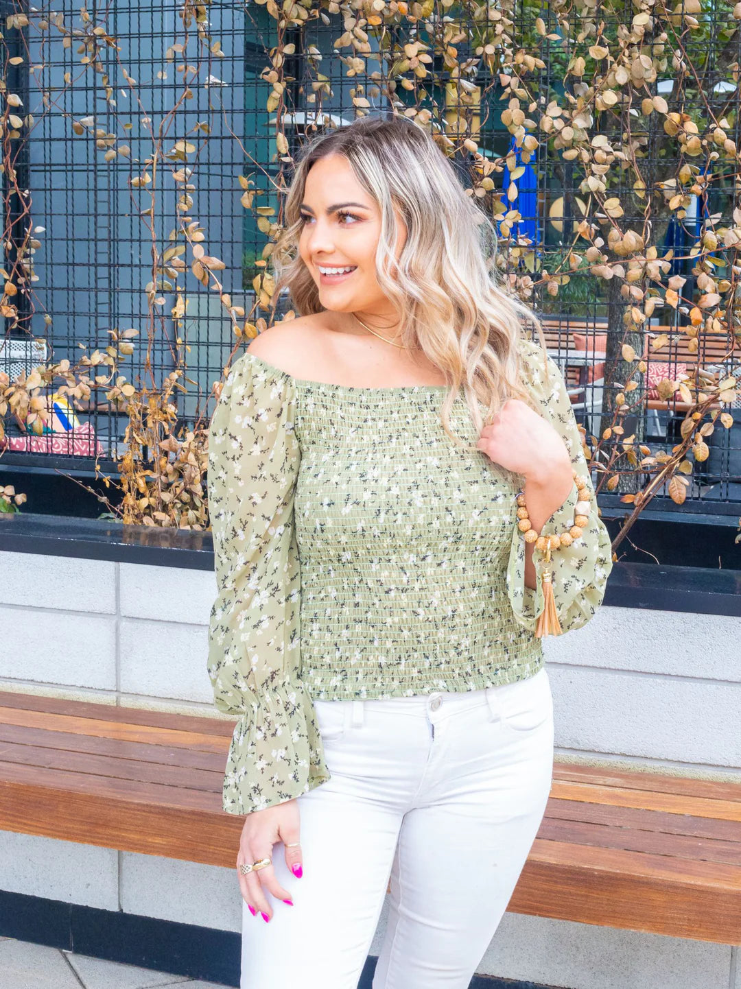 That 90s Top Floral Print Sage