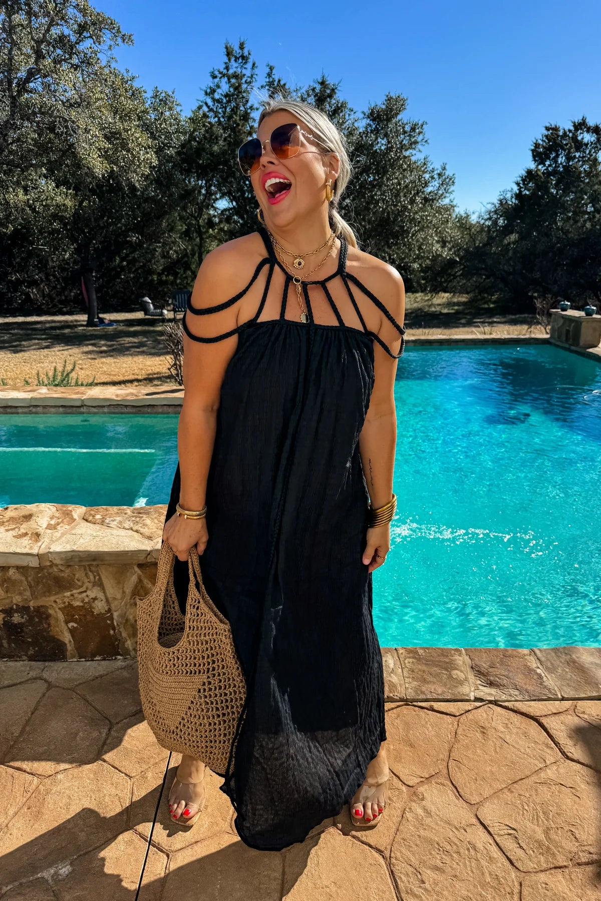 CIAO BELLA STRAPPY DRESS